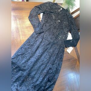 New size small woman’s black lace dress